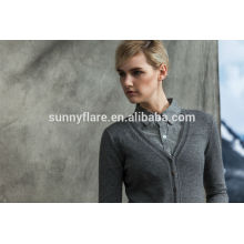 2014 new fashion women knitting pure cashmere v neck cardigan